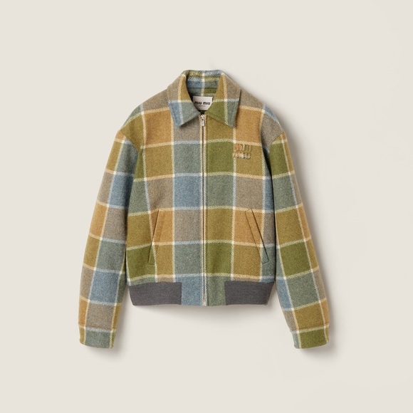 VIP Only Miu Miu Checked blouson jacket It38 - Picture 2 of 7